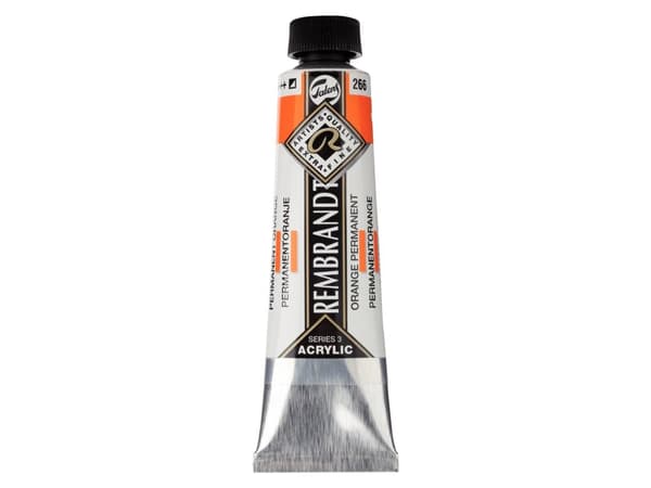 Rembrandt Acrylic Colour Tube Permanent Orange 266