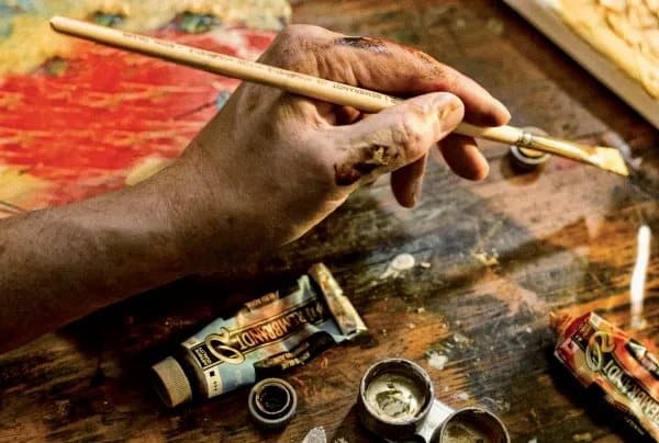 Rembrandt Oil colour wooden box set Traditional | 15 x + 1 x 40 ml + accessories