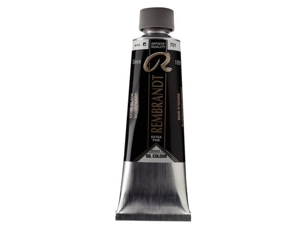 Rembrandt Oil Colour Tube Ivory Black 701
