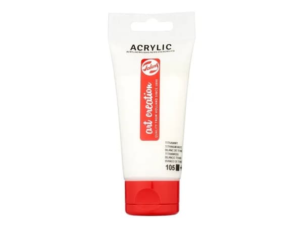 Talens Art Creation Acrylic Colour Tube Titanium White 105