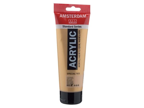 Amsterdam Standard Series Acrylic Tube Light Gold 802