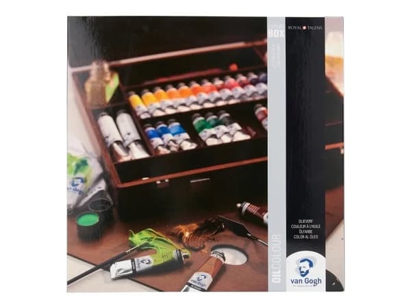 Van Gogh Oil colour wooden box Expert | 24 x , 2 x 60 ml + accessories