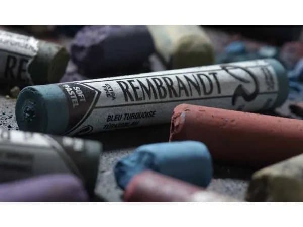 Rembrandt Soft pastel set Dark Colours | 15 whole pastels
