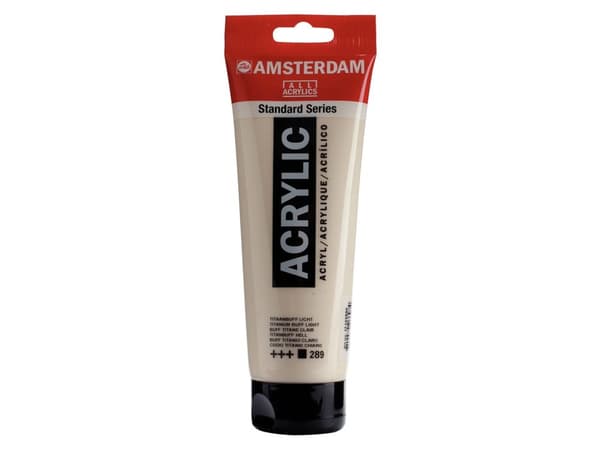 Amsterdam Standard Series Acrylic Tube Titanium Buff Light 289