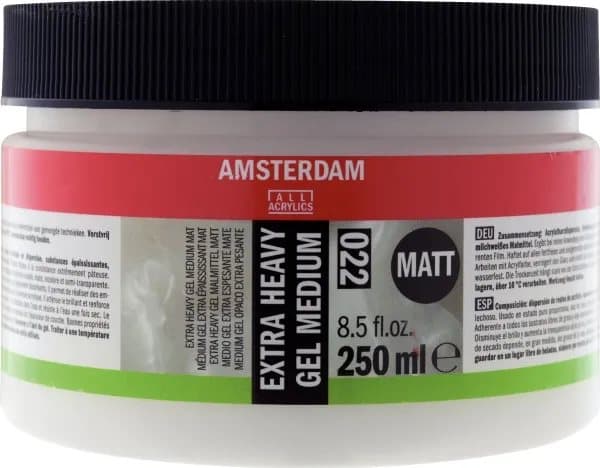 Amsterdam Extra heavy gel medium matt 022 jar