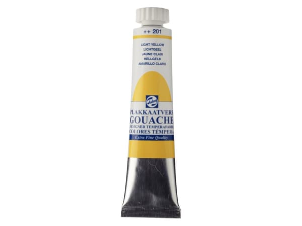Talens Gouache Extra Fine Quality Tube Light Yellow 201