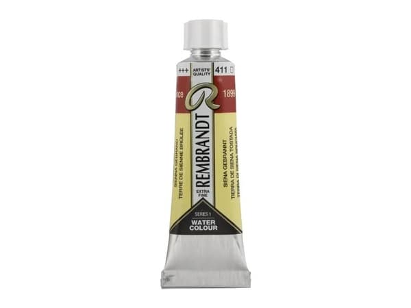 Rembrandt Watercolour Tube Burnt Sienna 411