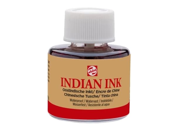 Talens Indian Ink Bottle Black 700