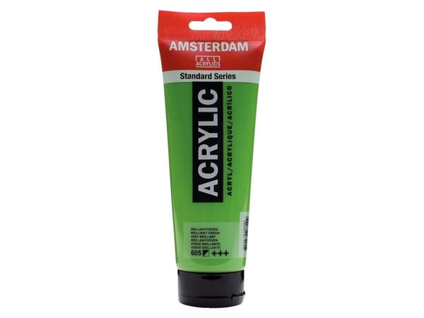 Amsterdam Standard Series Acrylic Tube Brilliant Green 605