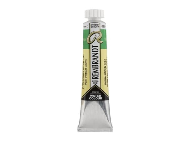 Rembrandt Watercolour Tube Phthalo Green Yellow 681