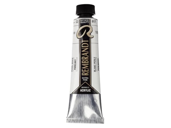 Artequipment Rembrandt Akrylfarge Tube Pearl White 817