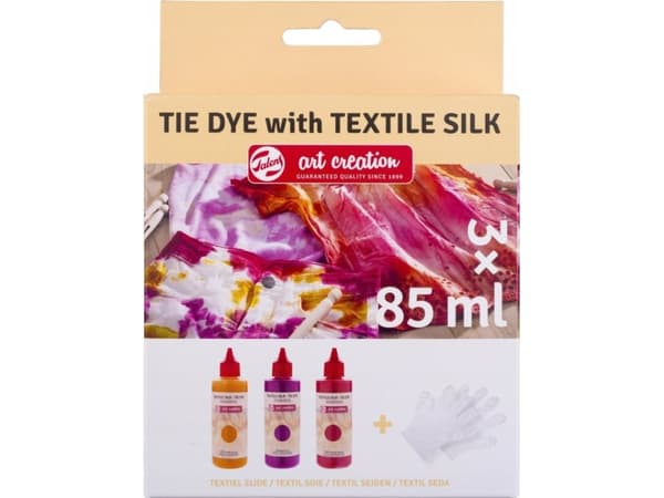 Talens Talens Art Creation Tie-dye set Pink | 3 x 85 ml + gloves