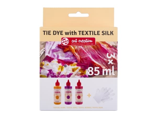 Talens Talens Art Creation Tie-dye set Pink | 3 x 85 ml + gloves