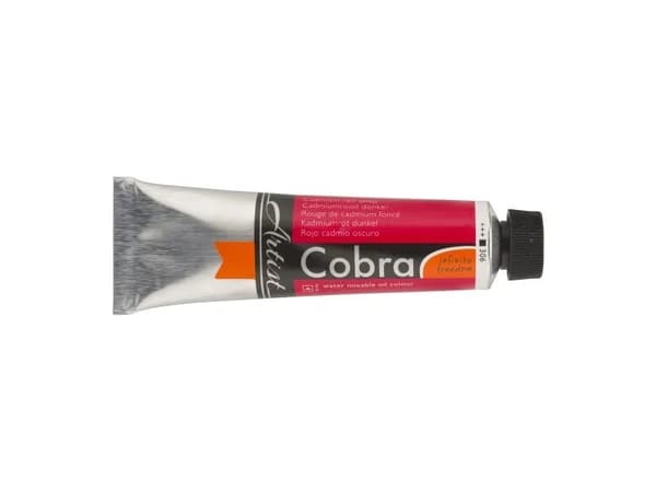 Cobra Artist Water-Mixable Oil Colour Tube Cadmium Red Deep 306