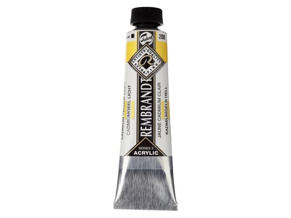 Rembrandt Acrylic Colour Tube Cadmium Yellow Light 208