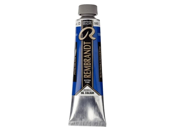 Rembrandt Oil Colour Tube Phthalo Blue Reddish 583