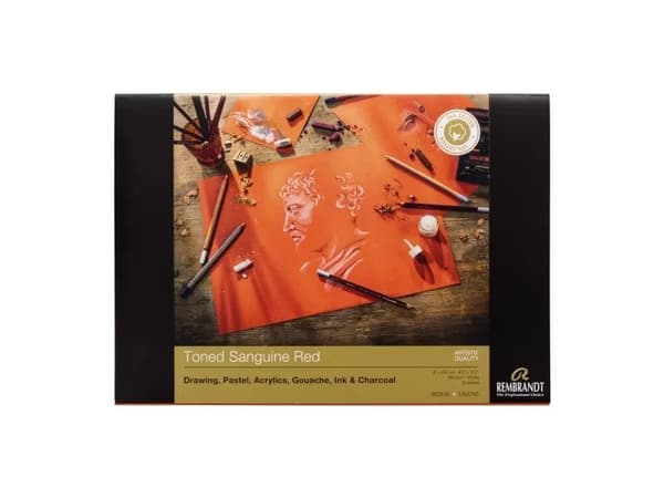 Artequipment Rembrandt sävytetty paperi Sanguine Red A4 | 21 x 29,7 cm, 180 g, 50 arkkia