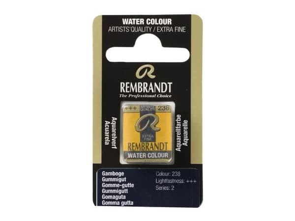 Rembrandt Watercolour Pan Gamboge 238
