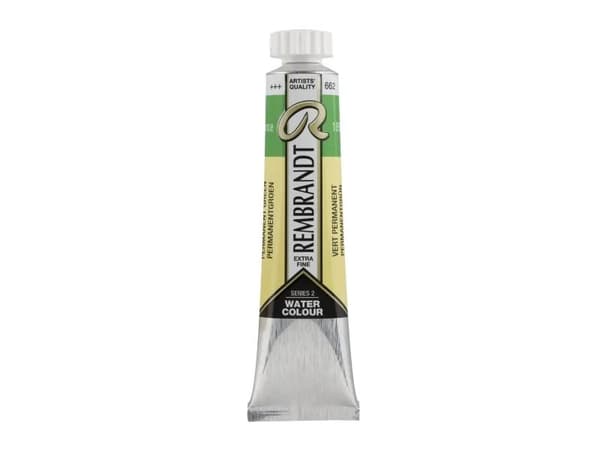 Rembrandt Watercolour Tube Permanent Green 662