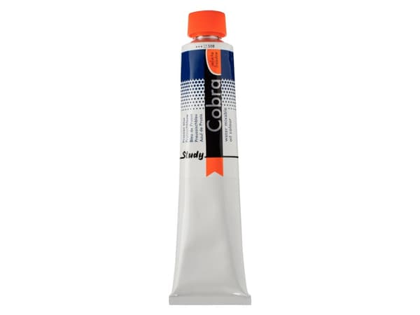 Cobra Cobra Study Water Mixable Oil Colour Tube Prussian Blue 508