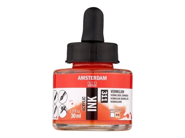 Amsterdam Acrylic Ink Bottle Vermilion 311