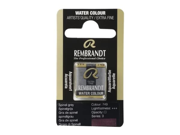 Rembrandt Watercolour Pan Spinel Grey 749