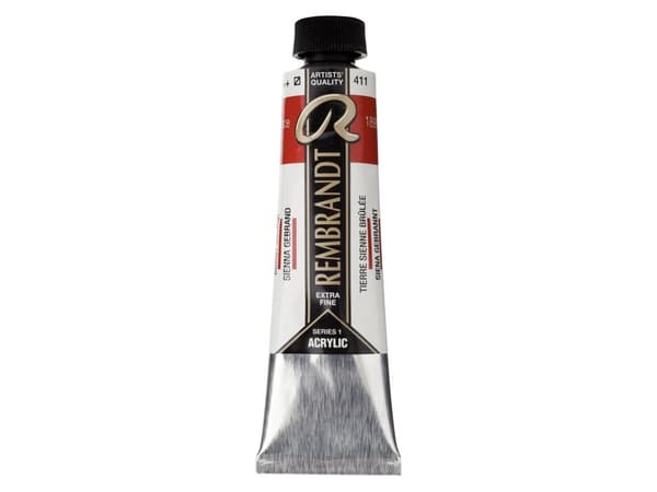 Rembrandt Acrylic Colour Tube Burnt Sienna 411