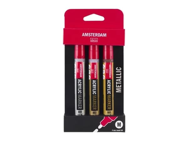 Amsterdam Acrylic marker metallic set | 3 colors