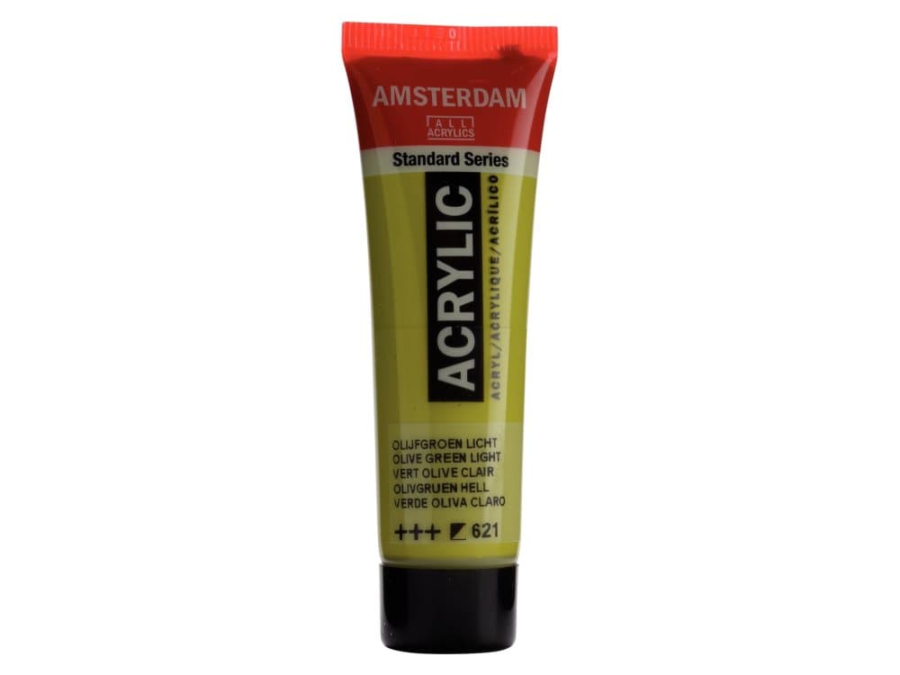 Amsterdam Standard Series Acrylic Tube 20 ml Olive Green Light 621