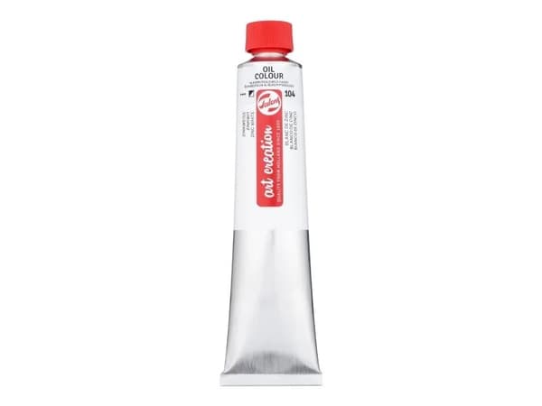 Talens Art Creation Oil Colour Tube Zinc White (Safflower Oil) 104