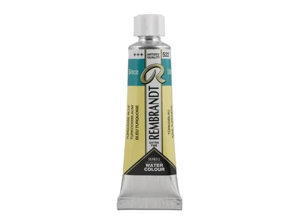 Rembrandt Watercolour Tube Turquoise Blue 522