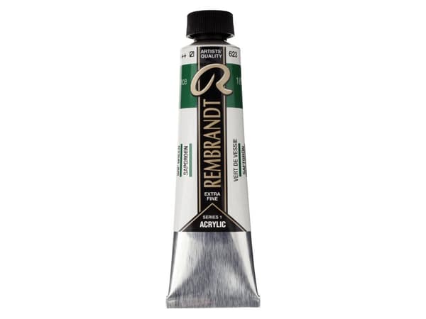 Rembrandt Acrylic Colour Tube Sap Green 623