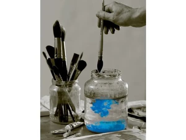 Rembrandt Watercolour plastic pocket box set | 12 pans + brush