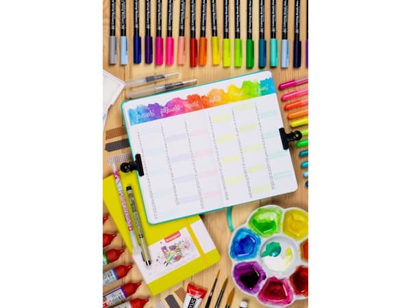 Sakura Koi Coloring Brush Pen set Galaxy | 6 colours