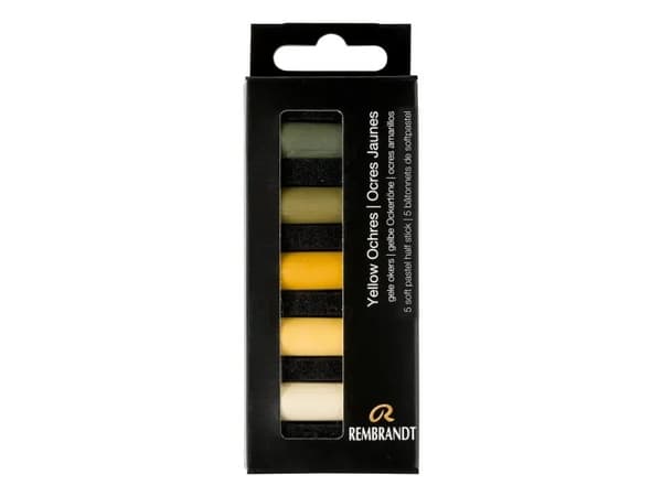 Rembrandt Soft pastel set Yellow Ochres | 5 half pastels