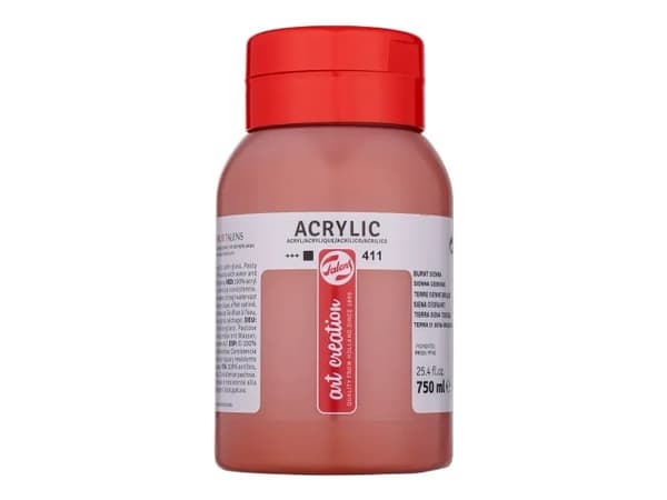 Talens Art Creation Acrylic Colour Jar Burnt Sienna 411