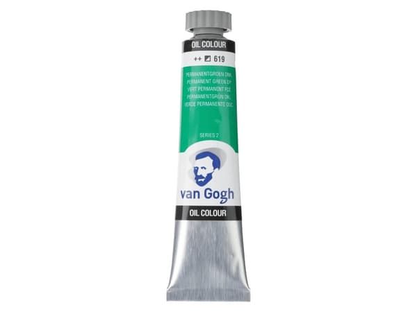 Van Gogh Oil Colour Tube Permanent Green Deep 619