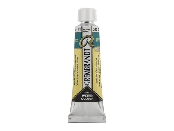 Rembrandt Watercolour Tube Cobalt Turquoise Green 682
