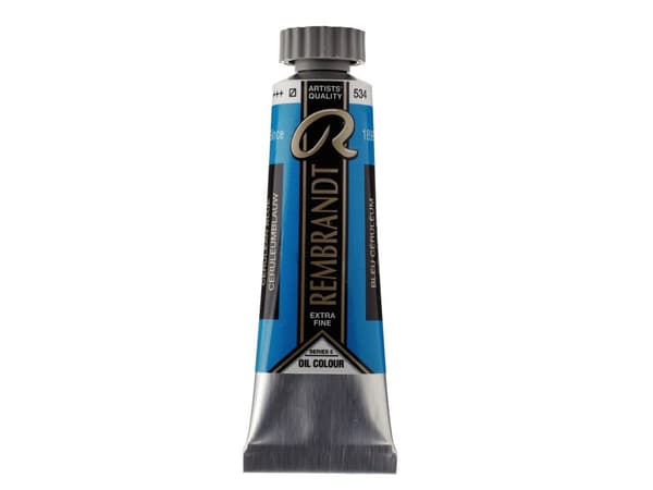 Rembrandt Oil Colour Tube Cerulean Blue 534