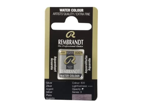 Rembrandt Watercolour Pan Silver 800