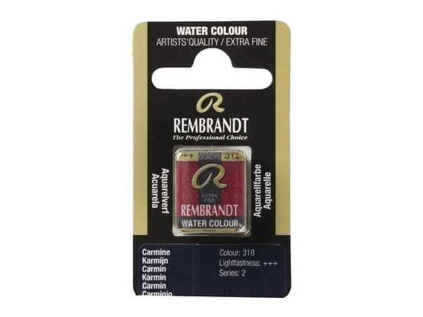 Rembrandt Watercolour Pan Carmine 318