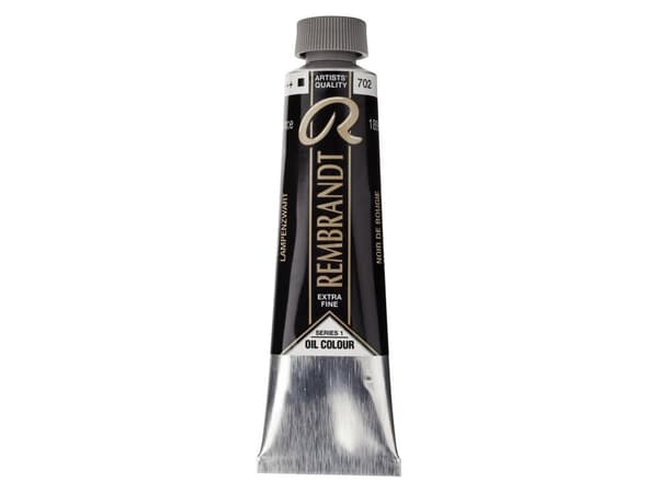 Rembrandt Oil Colour Tube Lamp Black 702