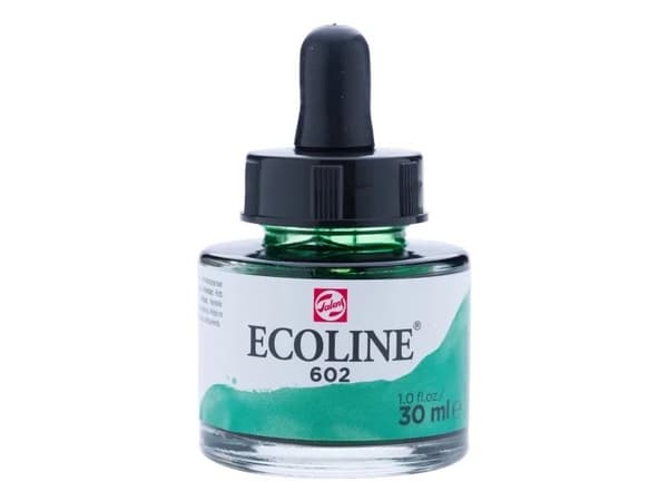 Ecoline Liquid Watercolour Bottle Deep Green 602