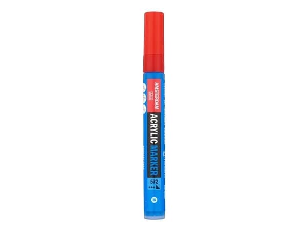 Amsterdam Acrylic Marker 4 mm Primary Cyan 572
