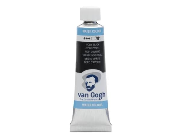 Van Gogh Watercolour Tube Ivory Black 701