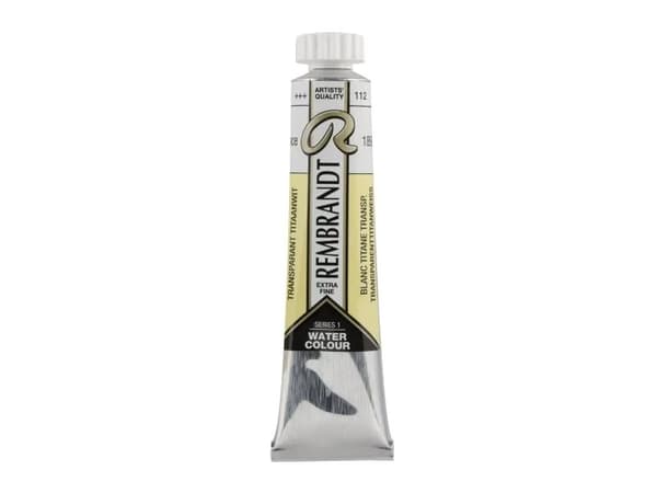 Rembrandt Watercolour Tube Transparent Titanium White 112
