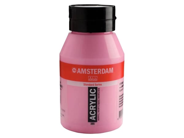 Amsterdam Standard Series Acrylic Jar Quinacridone Rose Light 385