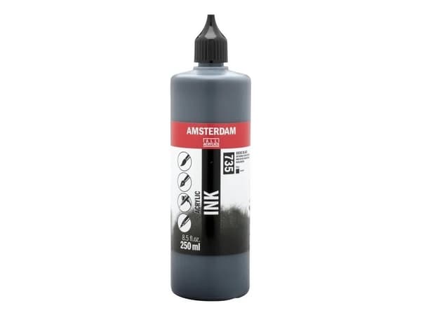 Amsterdam Acrylic Ink Bottle Oxide Black 735