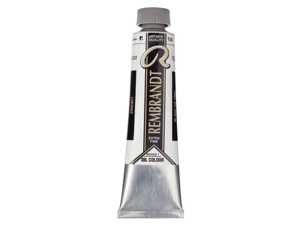 Rembrandt Oil Colour Tube Zinc White (Safflower Oil) 104