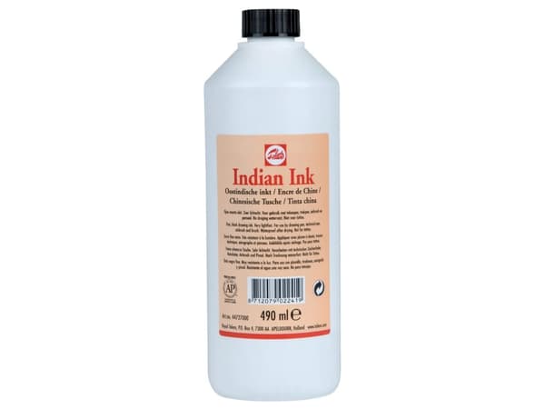 Talens Indian Ink Bottle Black 700